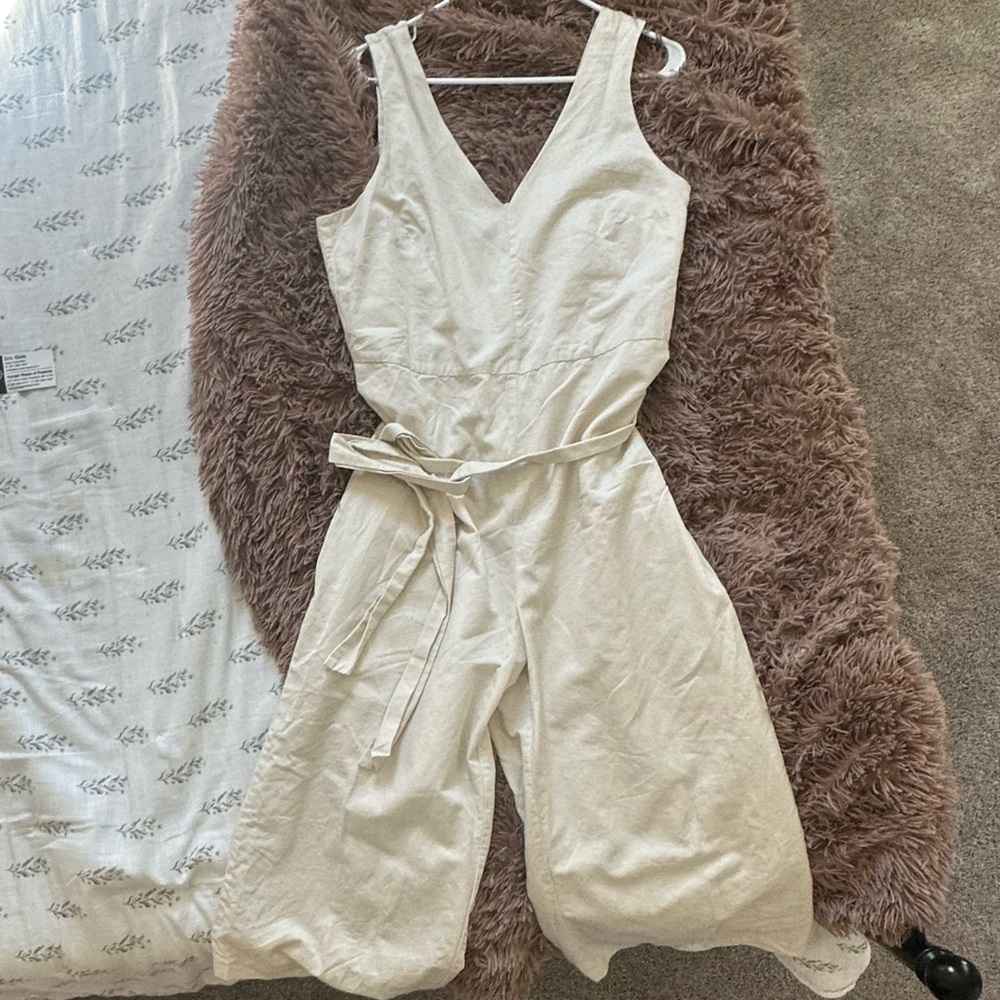 Banana Republic Cropped Wide Leg Jumpsuit